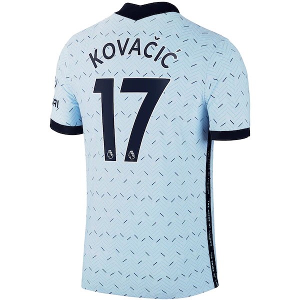Camiseta Chelsea NO.17 Kovacic Segunda Equipación 2020-2021 Azul